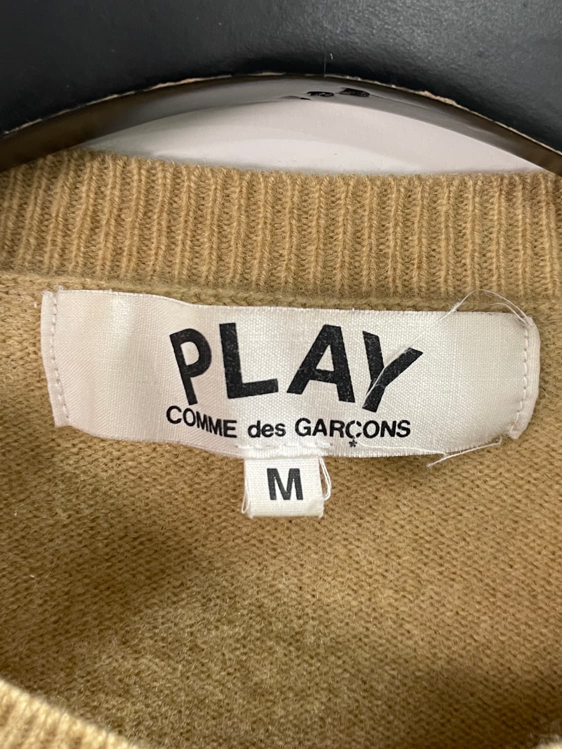 꼼데가르송 우먼스 화이트와펜 라운드 가디건 (on.272) 상품이미지4