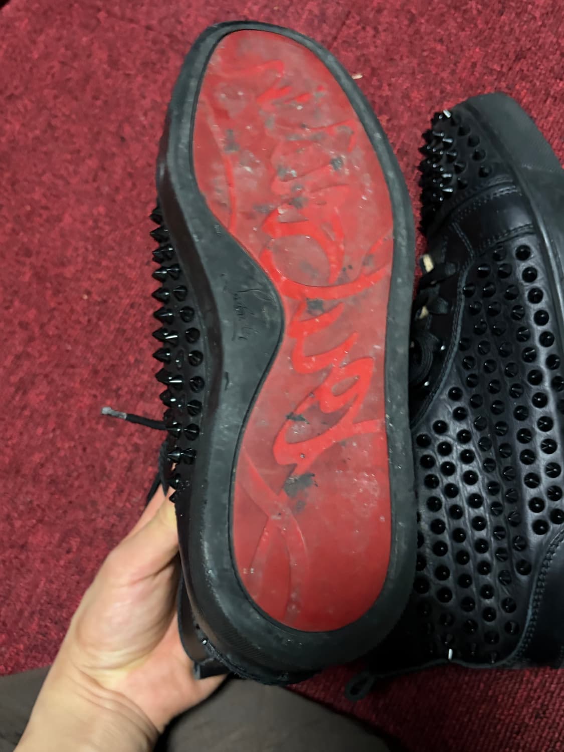 루부탱 스터드 하이탑 상품이미지7