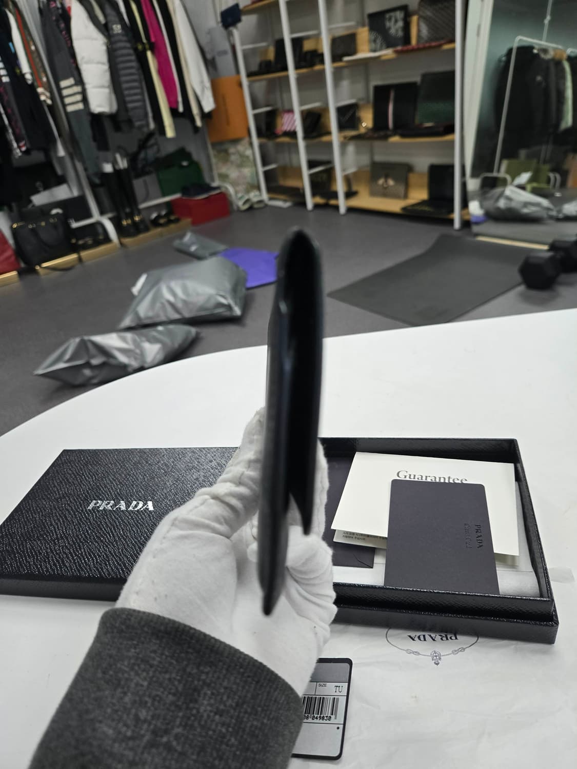 [A급컨디션]프라다 사피아노 카드지갑 상품이미지4