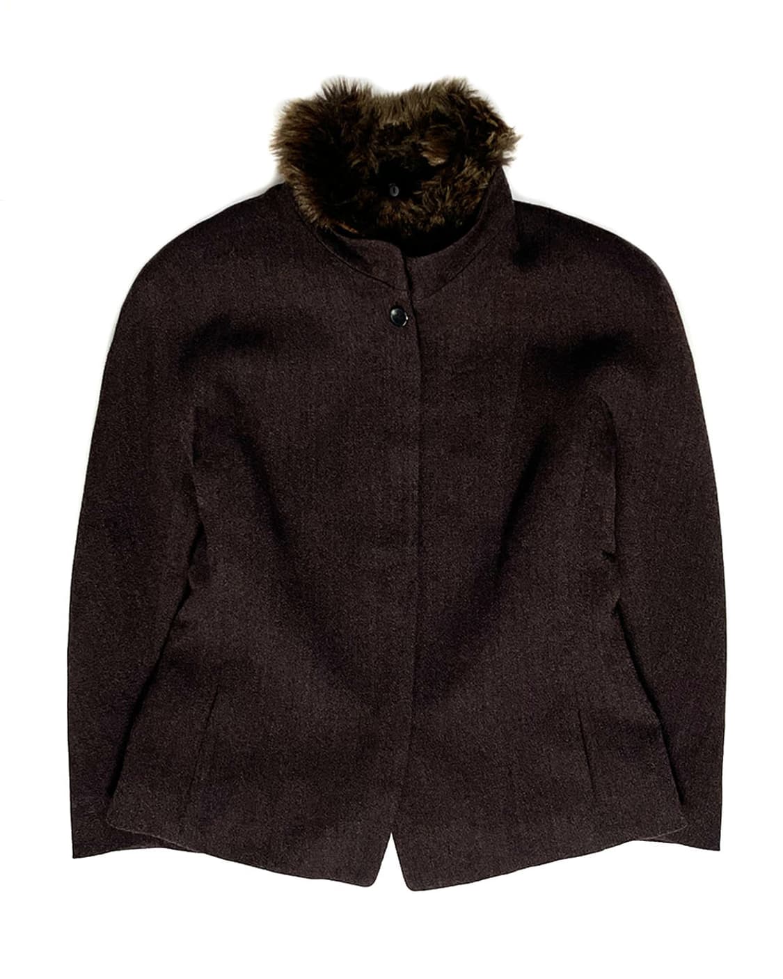 vintage 차이나카라 퍼트리밍 울 자켓 상품이미지1