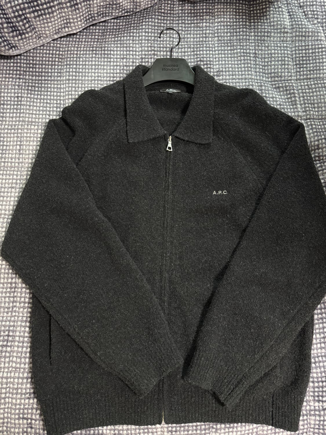 [XXL] APC 집업 자켓 BLACK 상품이미지2