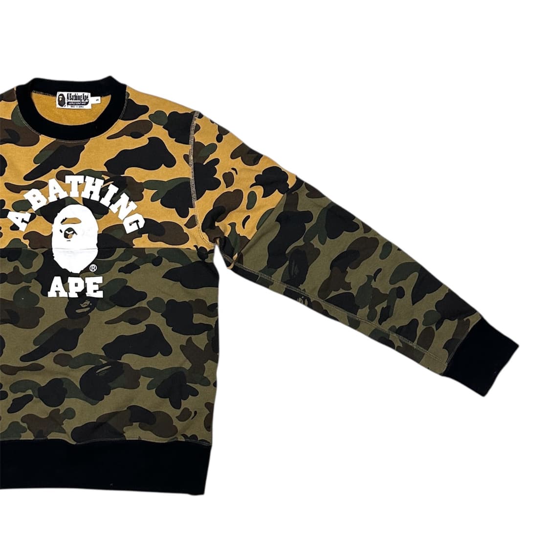 BAPE 1st Camo College Half Sweatshirt 상품이미지8