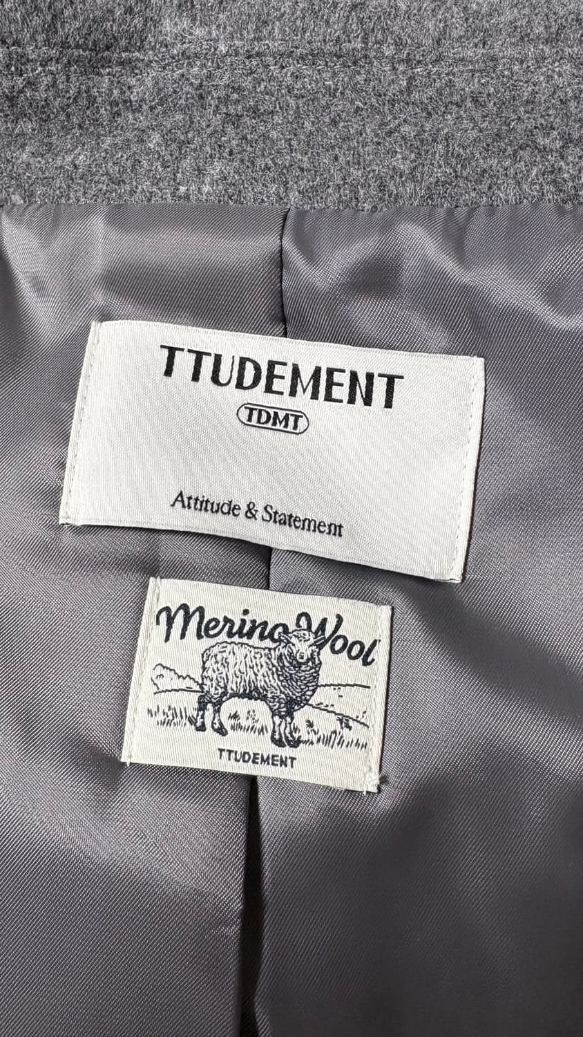 튜드먼트 CLASSIC WOOL HALF COAT 상품이미지4