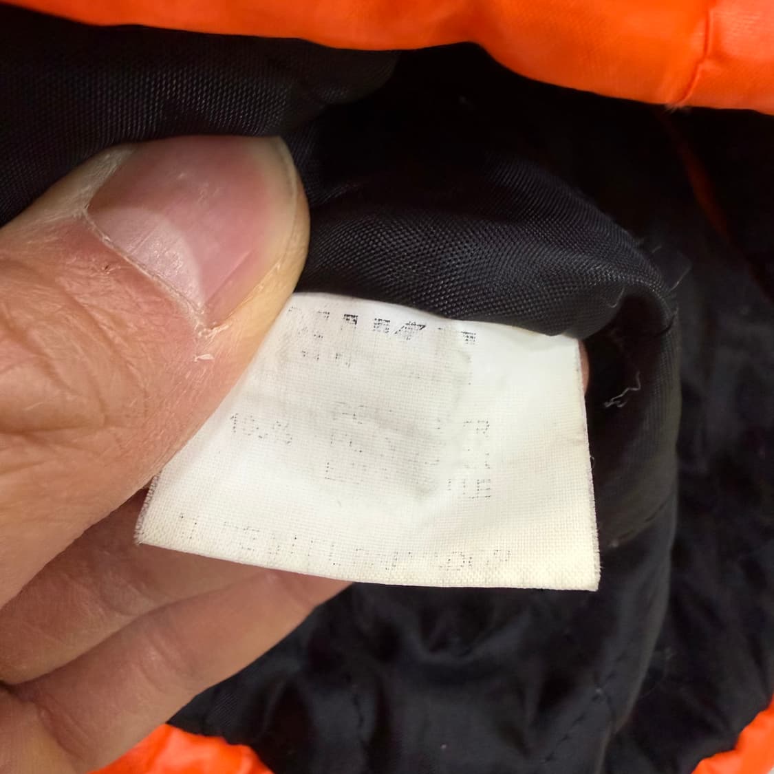 S 나이키 올드스쿨 오렌지 패딩 0319T 상품이미지4