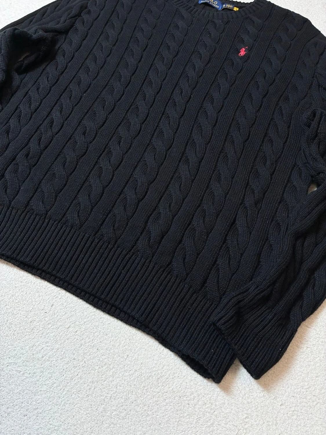 폴로 랄프로렌 시그니처 포니 케이블 니트 PN7687 상품이미지4