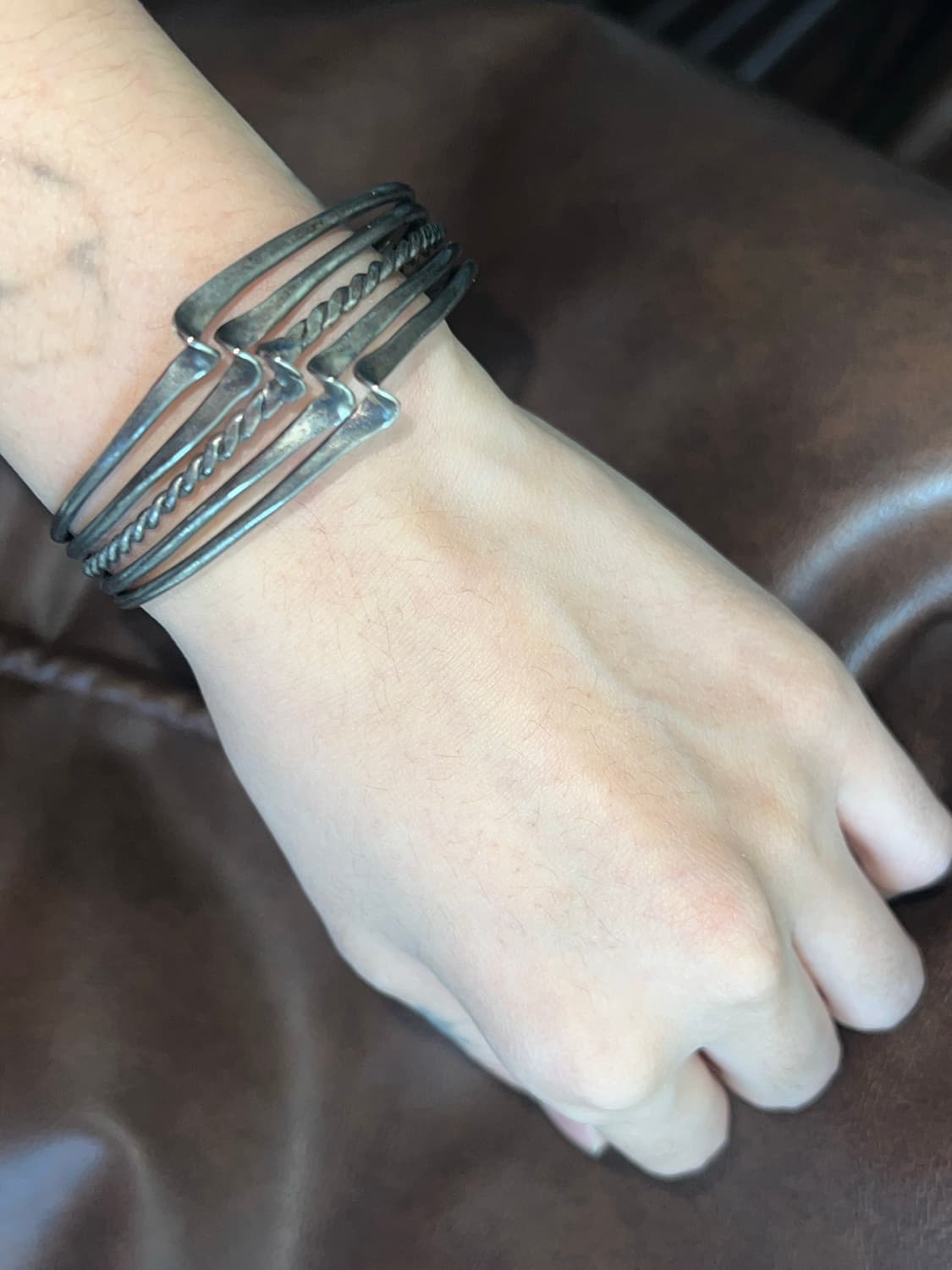 일본 빈티지 쥬얼리 커프  상품이미지3