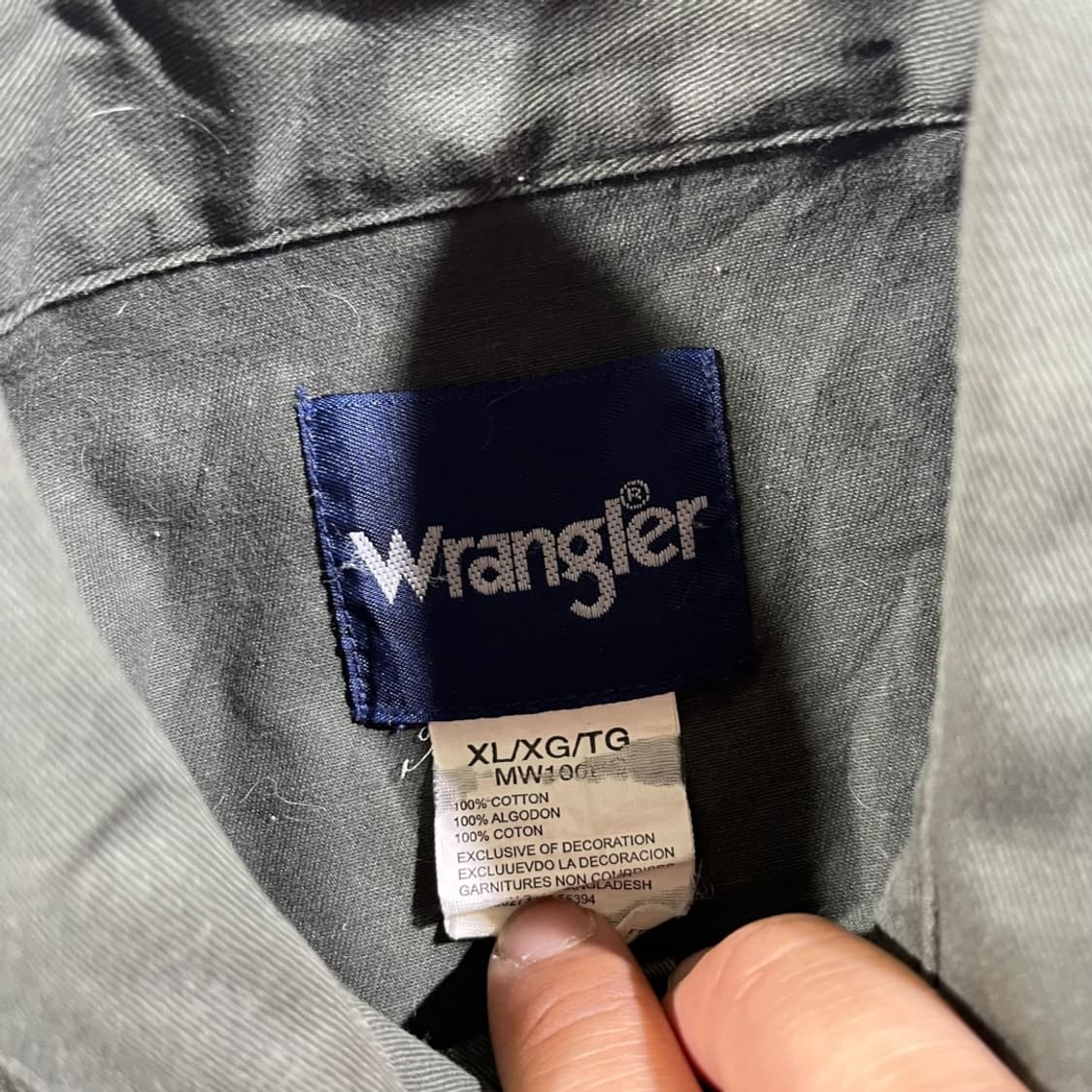 [Wrangler] 랭글러 웨스턴 코튼 셔츠 상품이미지6