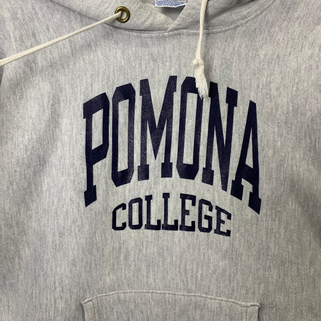 챔피온 리버스위브 컬리지 그레이 후드티 상품이미지4