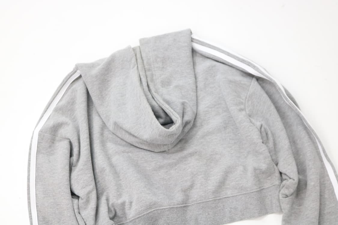 MLB 엠엘비 빈티지 뉴욕양키스 사이드라인 크롭 후드 집업 L 상품이미지9