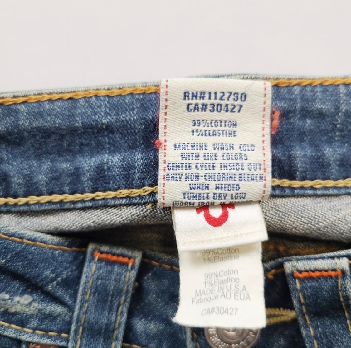 트루릴리전 부츠컷 데님팬츠 조이 24  상품이미지4