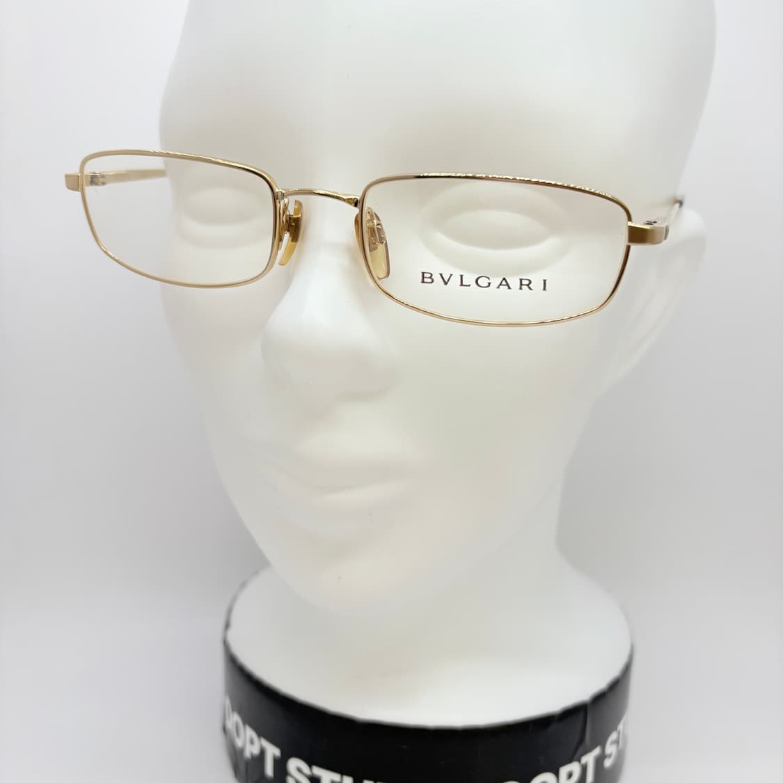 BVLGARI 불가리 골드 스퀘어 긱시크 안경 상품이미지7