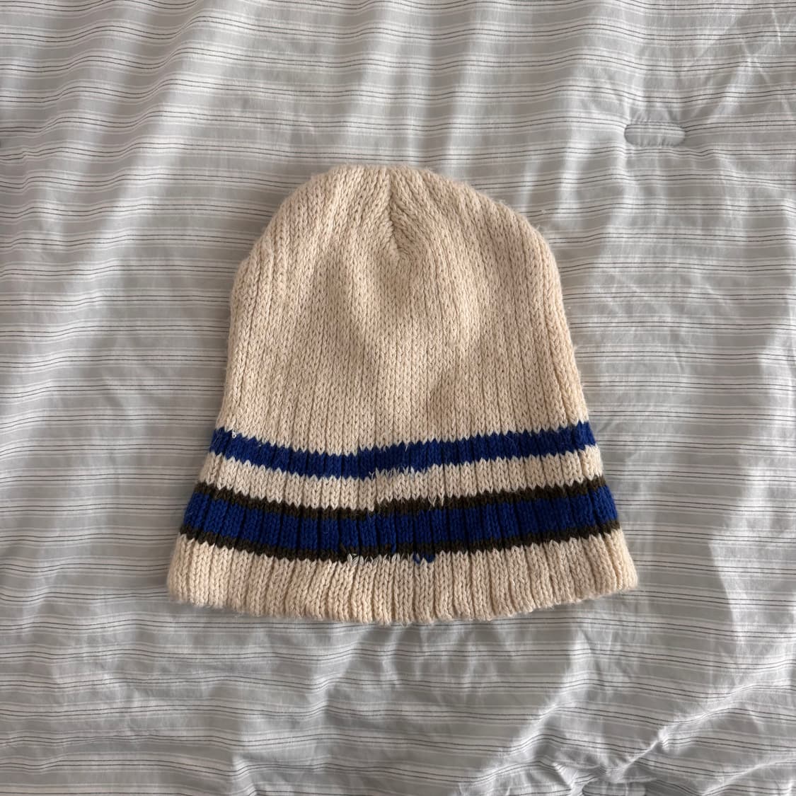 90's STUSSY LINE KNIT BEANIE 상품이미지2