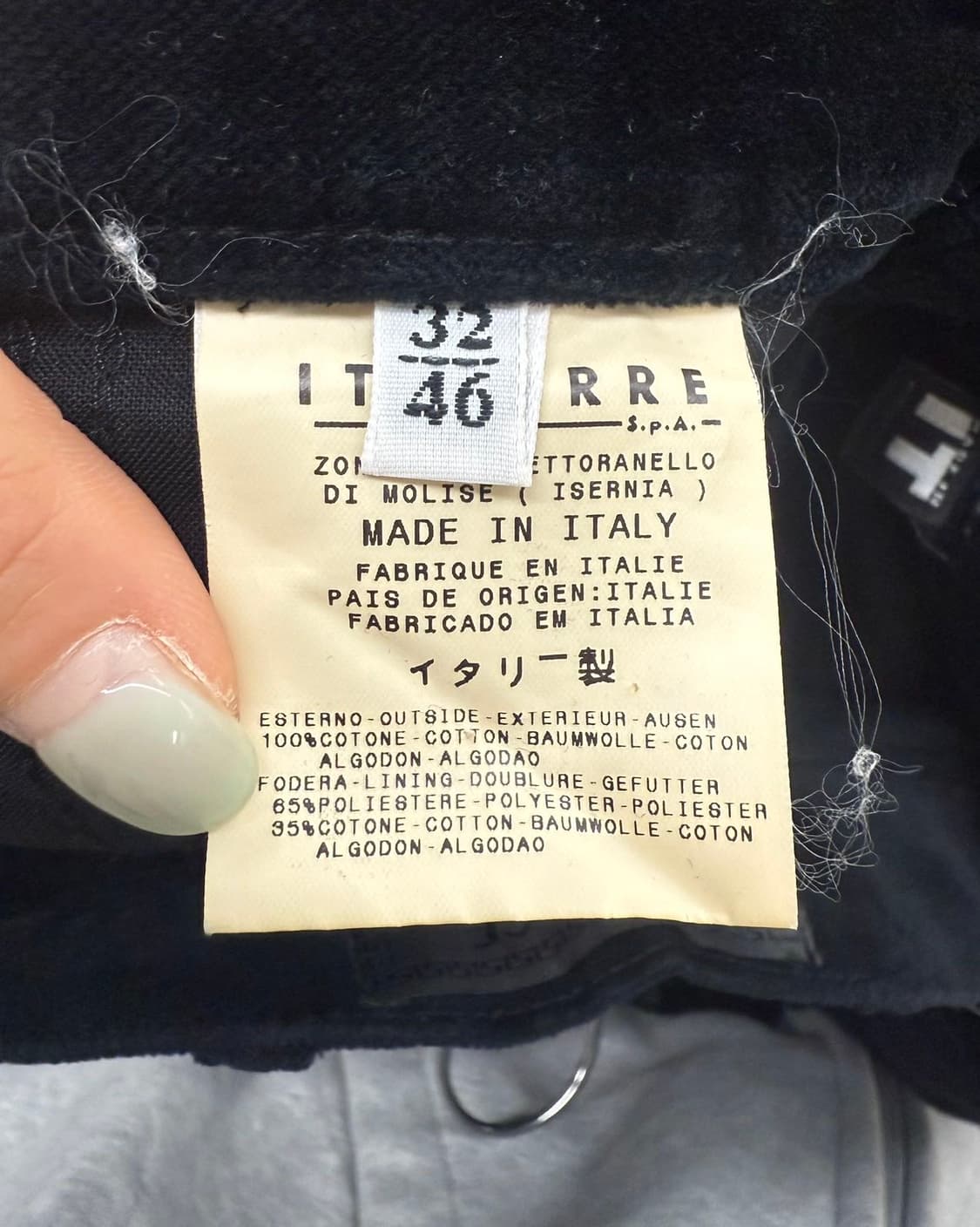 베르사체 진스 시그니처 벨벳 팬츠  상품이미지9