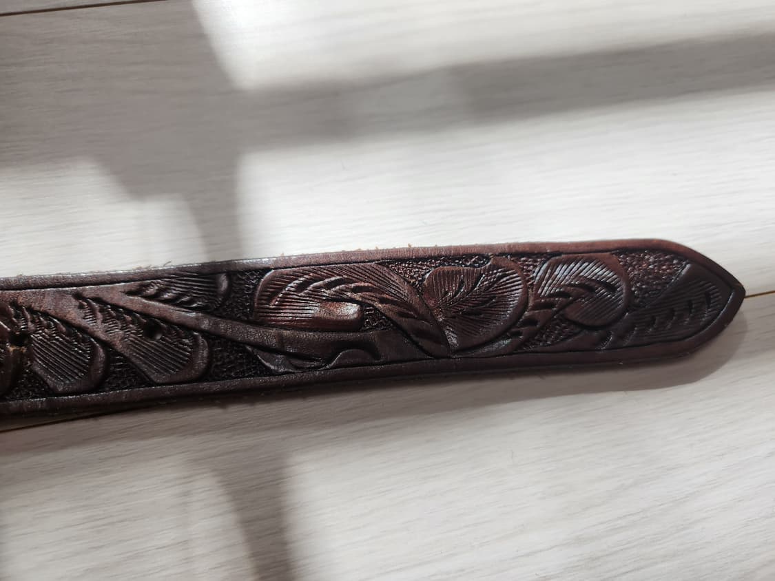 더블알엘 RRL 웨스턴 핸드 콘초 벨트 유니섹스 유일매물 상품이미지6