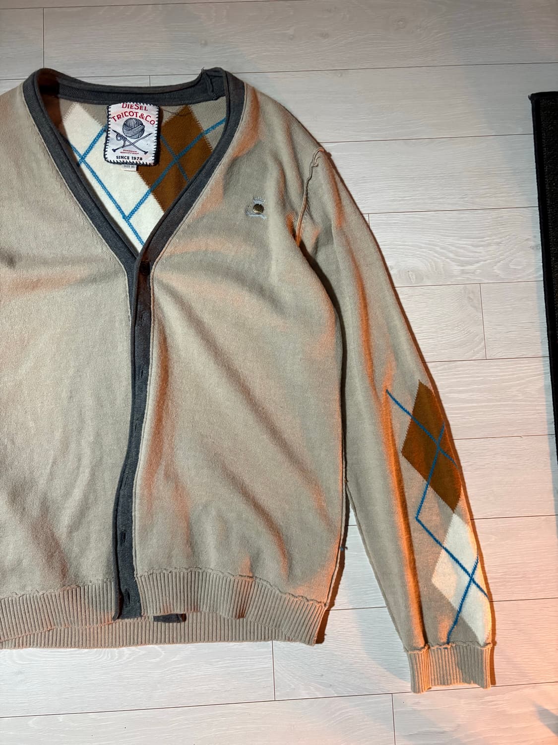 디젤 아가일 가디건 상품이미지4