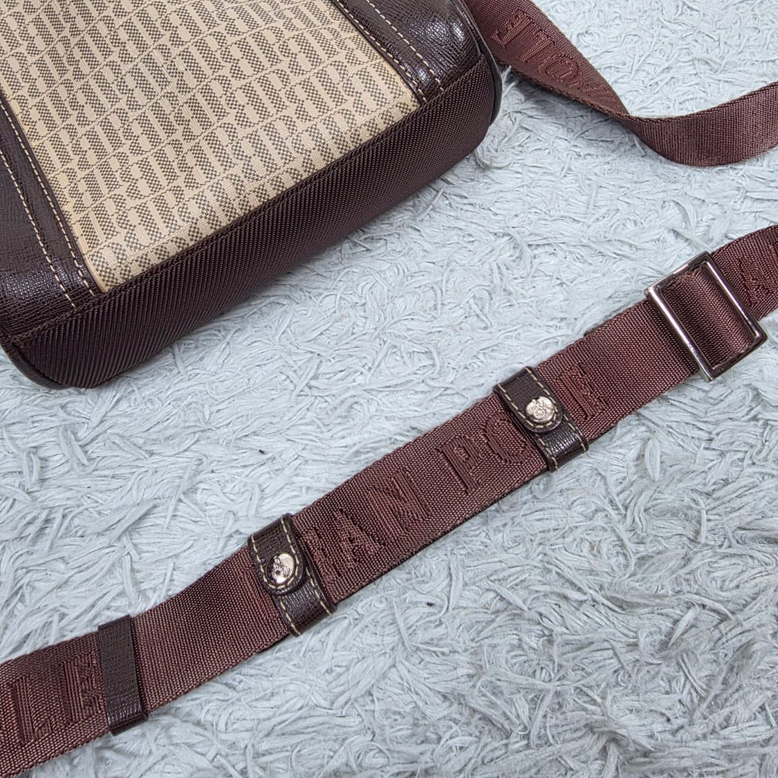 빈폴 BP 로고 패턴 크로스백 메신저백 브라운 상품이미지8