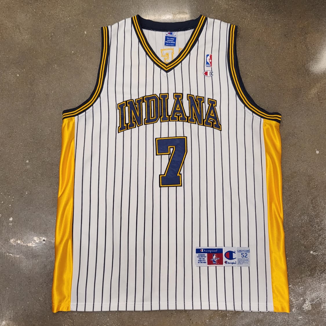 90s Made in USA 챔피온 NBA 인디애나 농구져지 농구유니폼 상품이미지1
