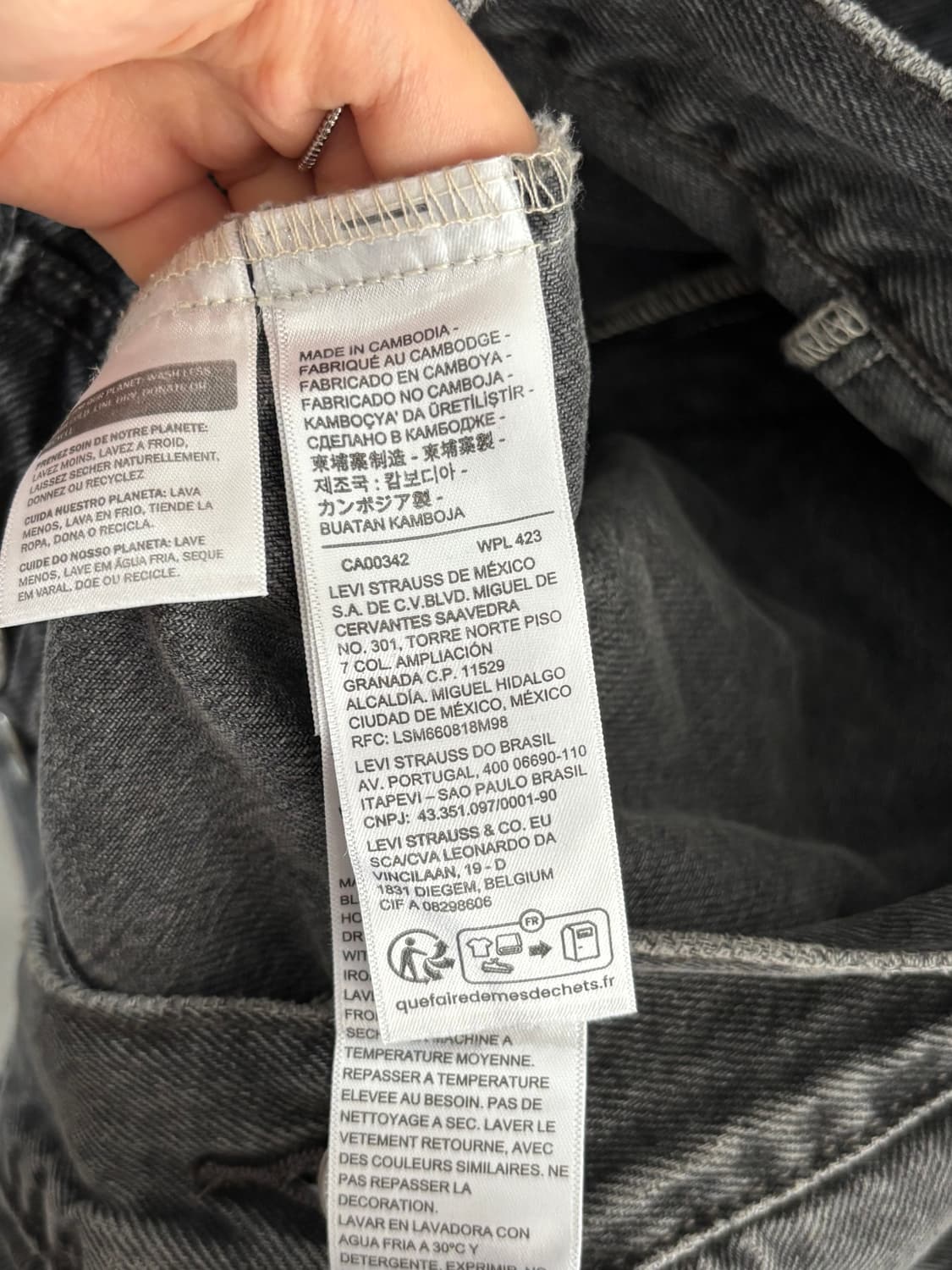 Levi’s 리바이스 차콜 래디컬 러브 트러커 자켓 상품이미지8