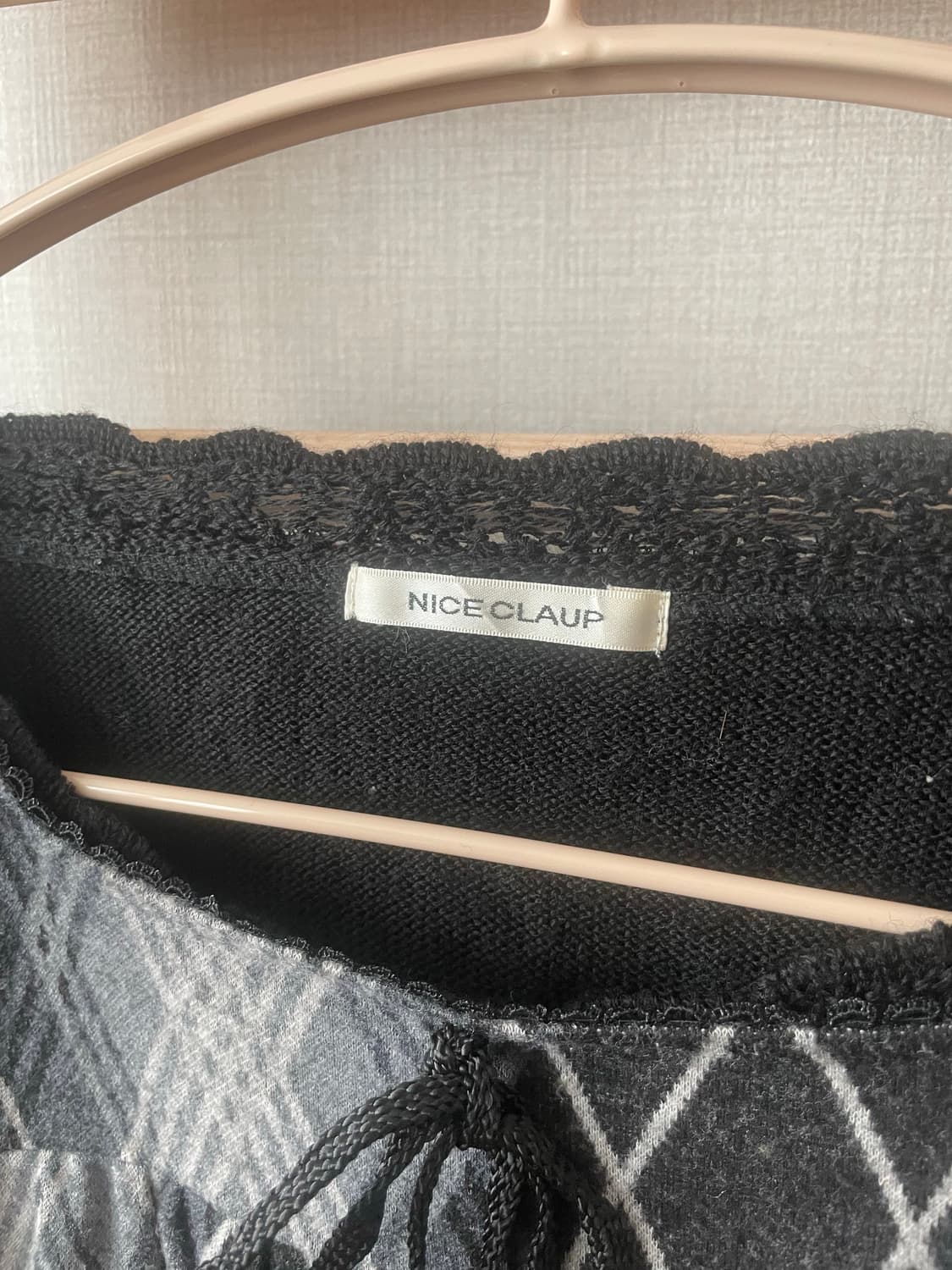 모리걸 빈티지 사와코 폼폼이 레이어드 원피스 set🖤🩶 상품이미지4