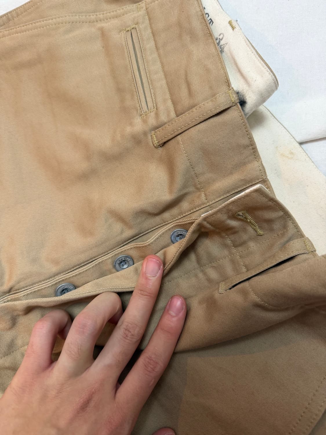 [34X32] 브론슨 USMC 오피서 와이드 치노팬츠 상품이미지5