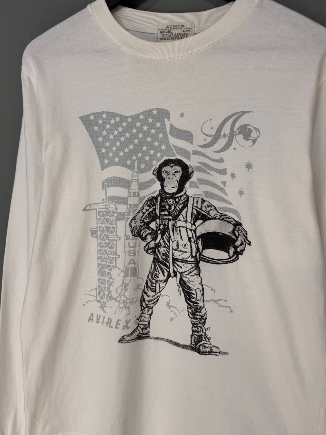 Avirex 아비렉스 스페이스 몽키 롱슬리브  상품이미지2