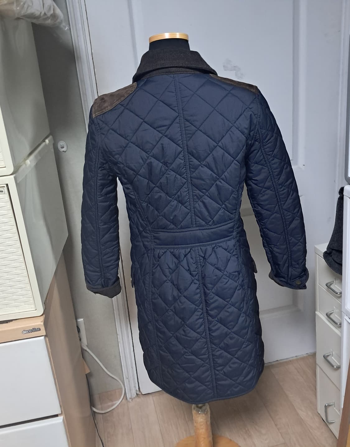 폴로랄프로렌 네이비 퀼팅 자켓 L (12-14세)44~날씬55 상태상급 상품이미지3