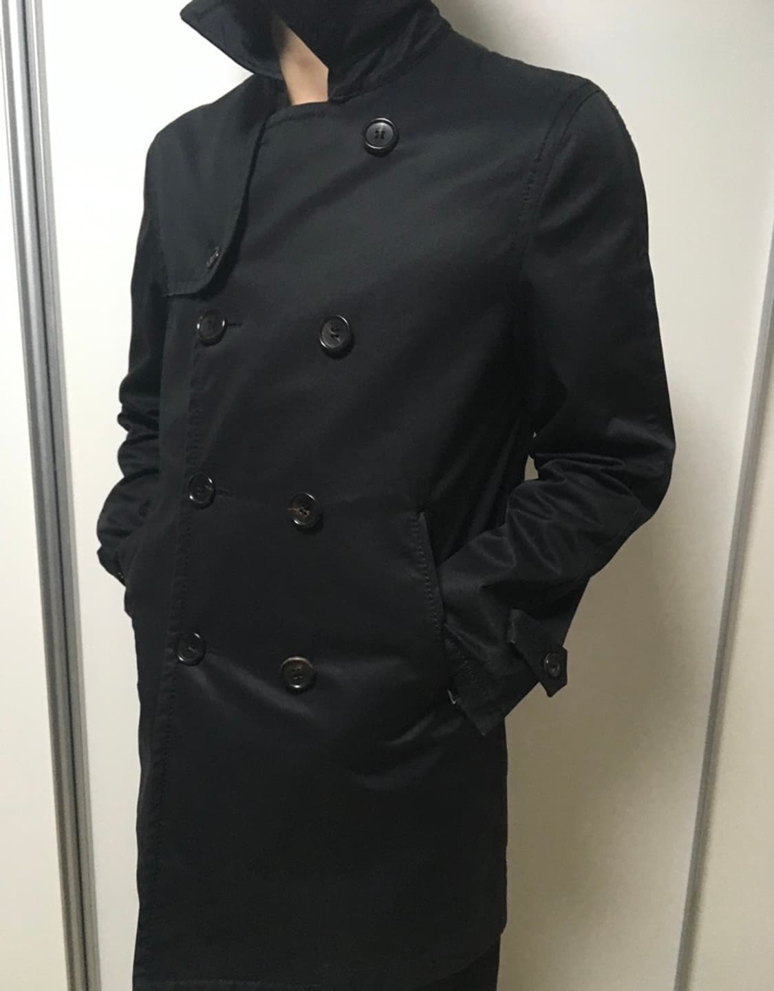 꼼데가르송 옴므 고어 윈드스토프 피코트 상품이미지1