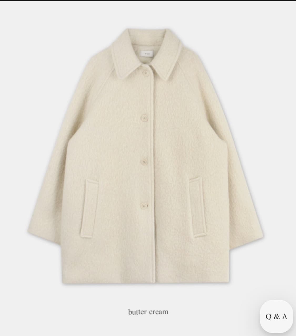 르모어 (선데이업, 아르토) 아이보리 하프코트 상품이미지7