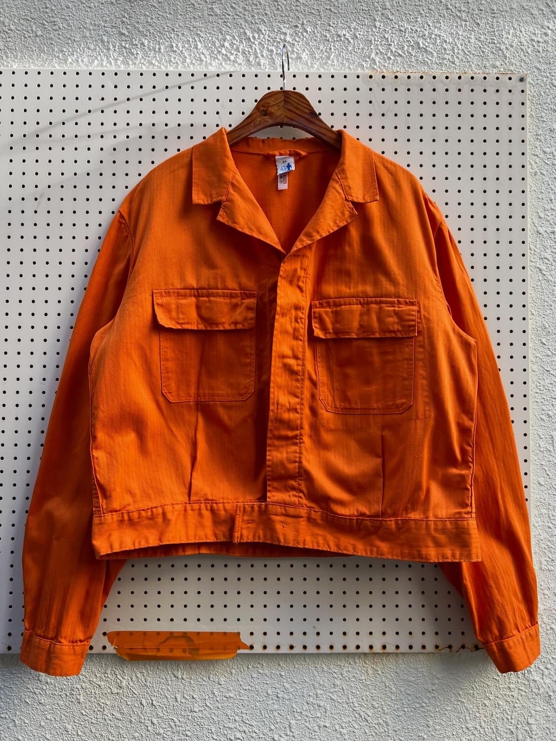 (DEADSTOCK) FRENCH ORANGE 헤링본트윌 프렌치워크자켓 상품이미지1