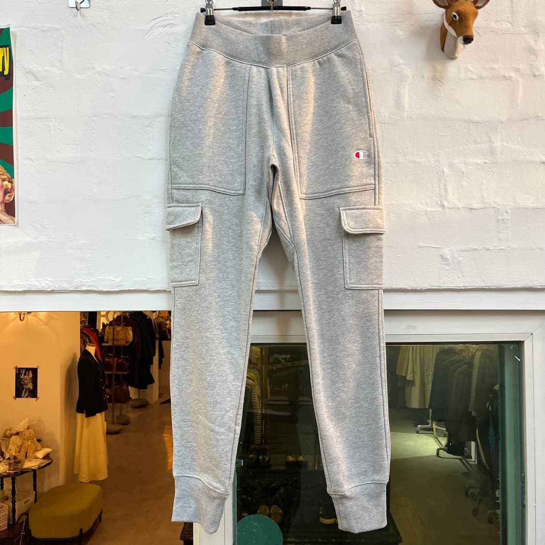 Champion 챔피온 리버스위브 조거팬츠 그레이 S 상품이미지1