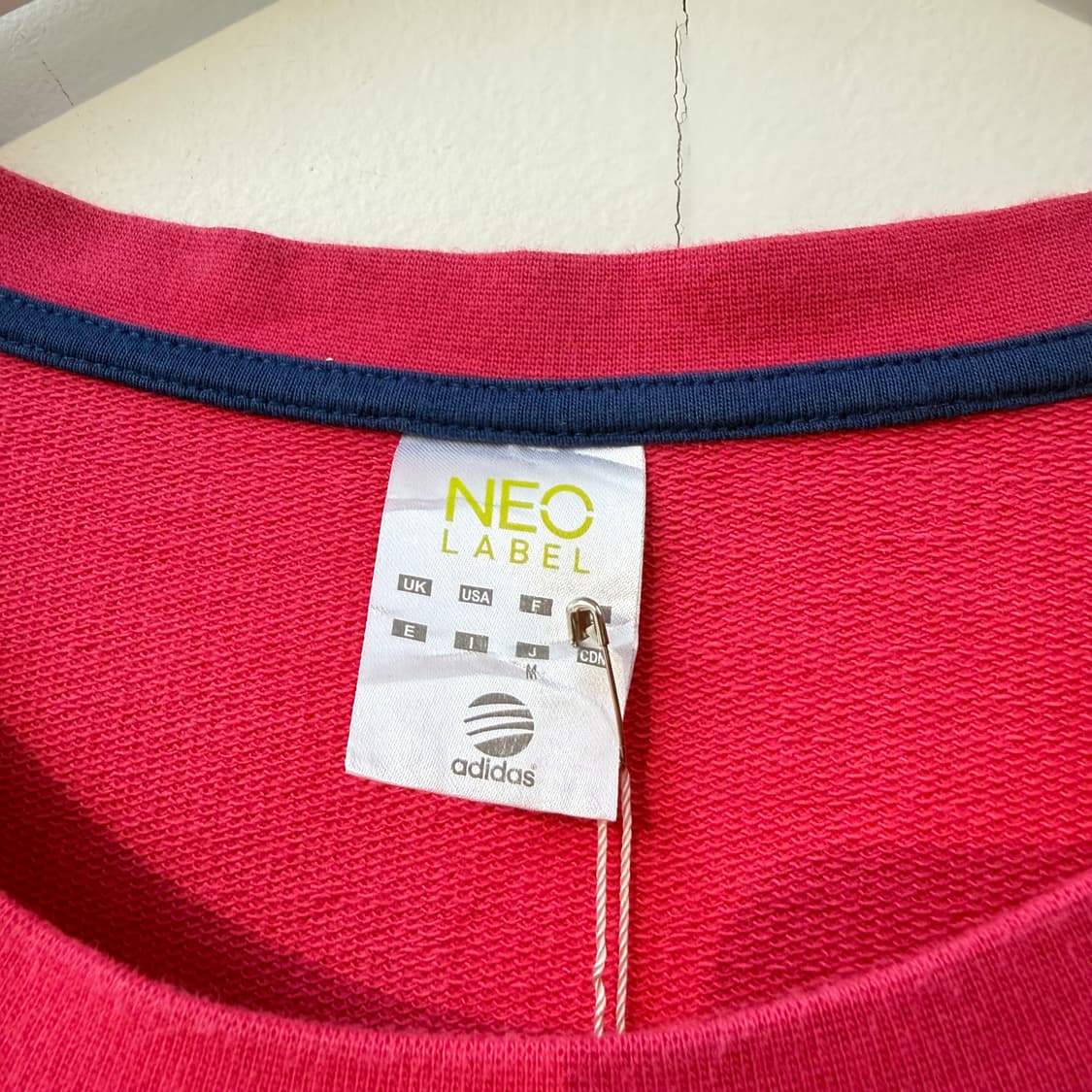 아디다스 네오 핫핑크 레이어드 긴팔티셔츠 상품이미지5