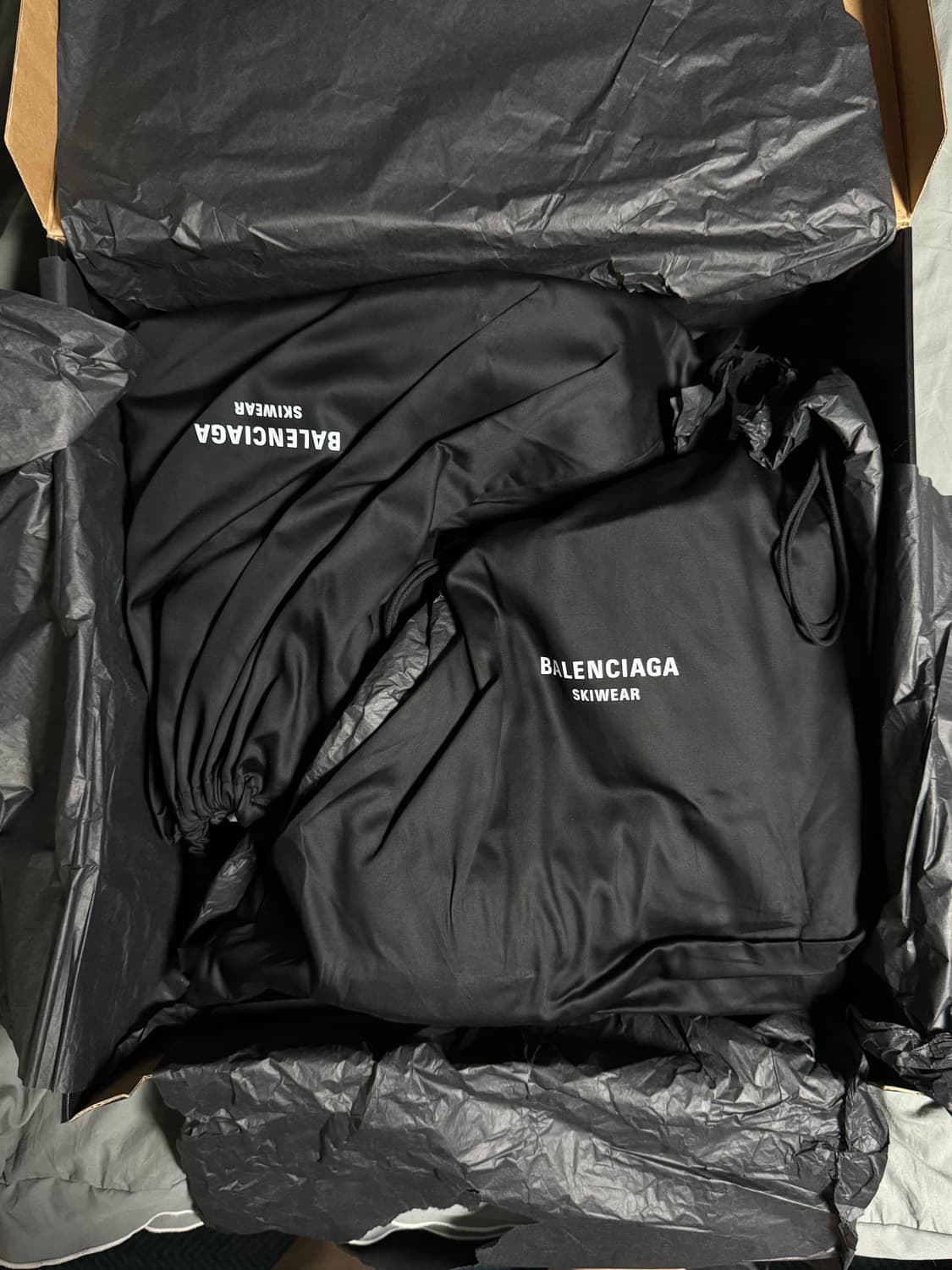 [45-46] 발렌시아가 스키웨어 알래스카 나일론 로우 스키부츠 블랙 상품이미지2