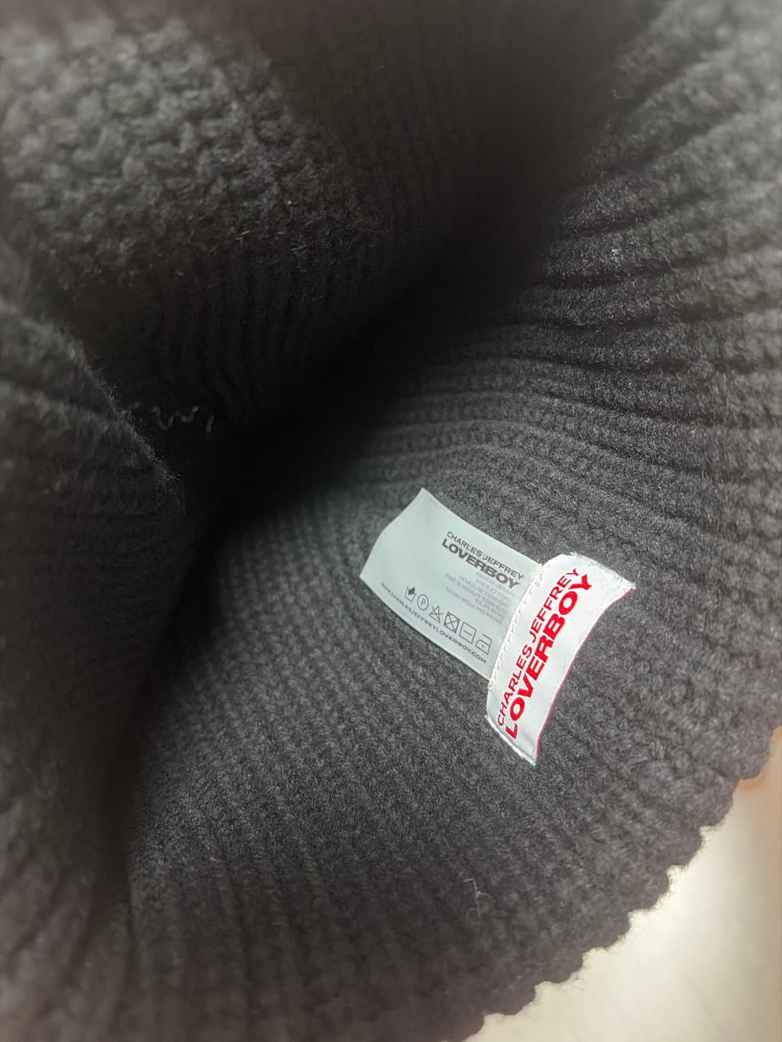 찰스 제프리 러버보이 청키 이어 비니 블랙 상품이미지3