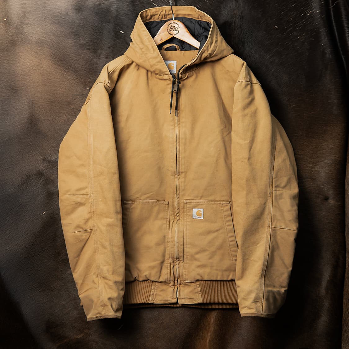 [XLT] 칼하트 104050 워시드 덕 액티브 자켓 브라운  상품이미지1