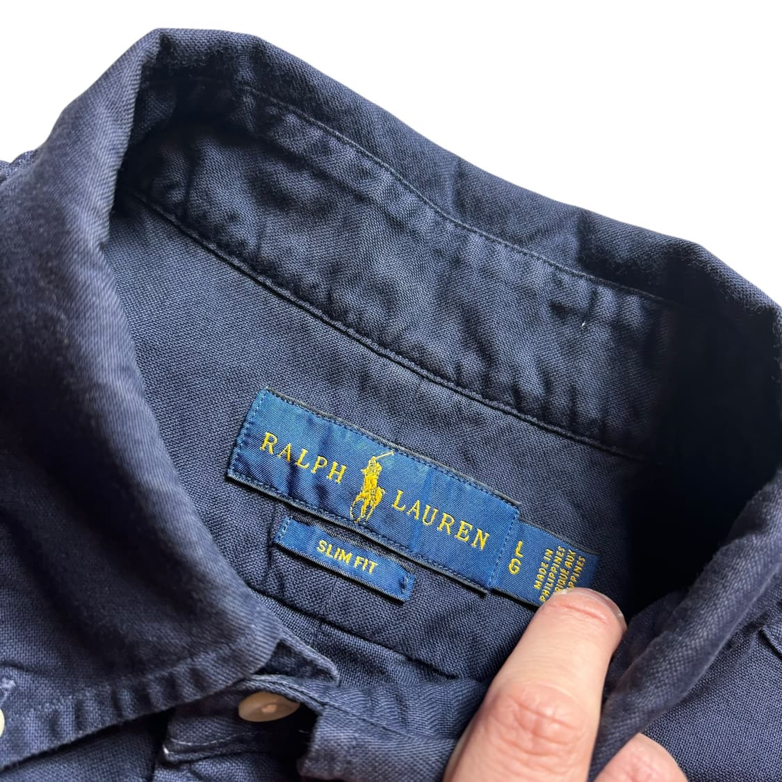 폴로 가먼트다잉 셔츠 상품이미지3