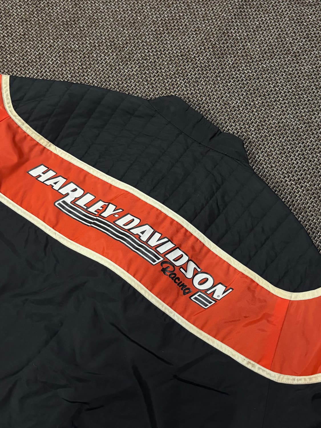 할리데이비슨 빈티지 나일론 레이싱 자켓 상품이미지7