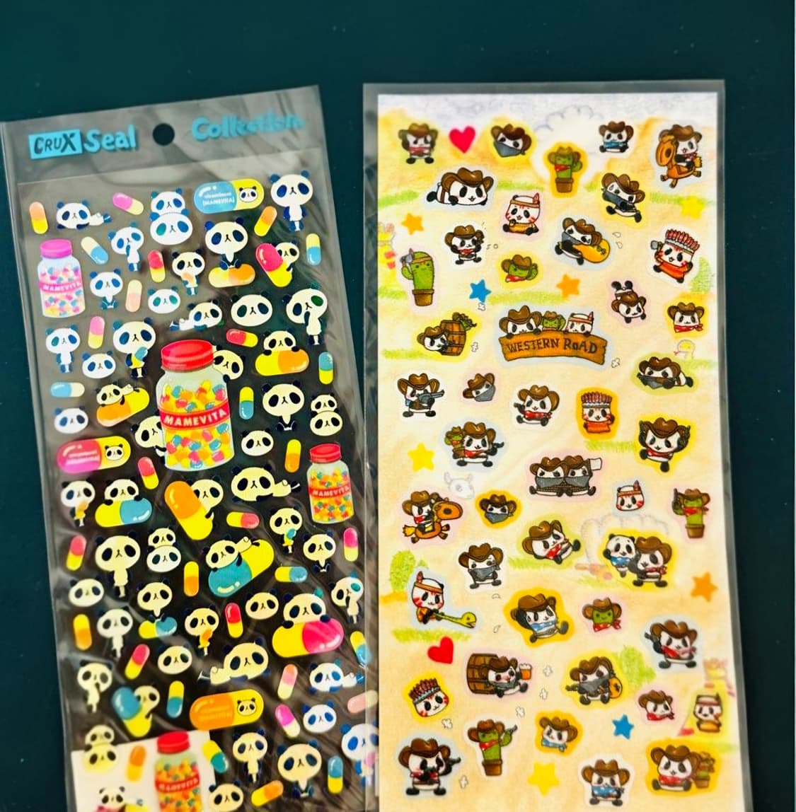카우보이판다 스티커, 헤이세이 스티커, 알약판다 스티커, 마츠리 판다 상품이미지1
