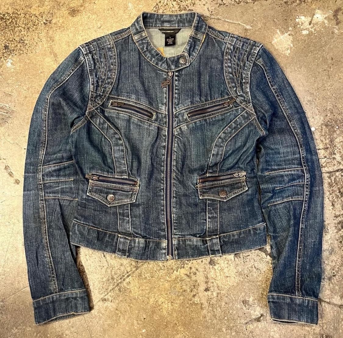 빈티지 데님 자켓 상품이미지1
