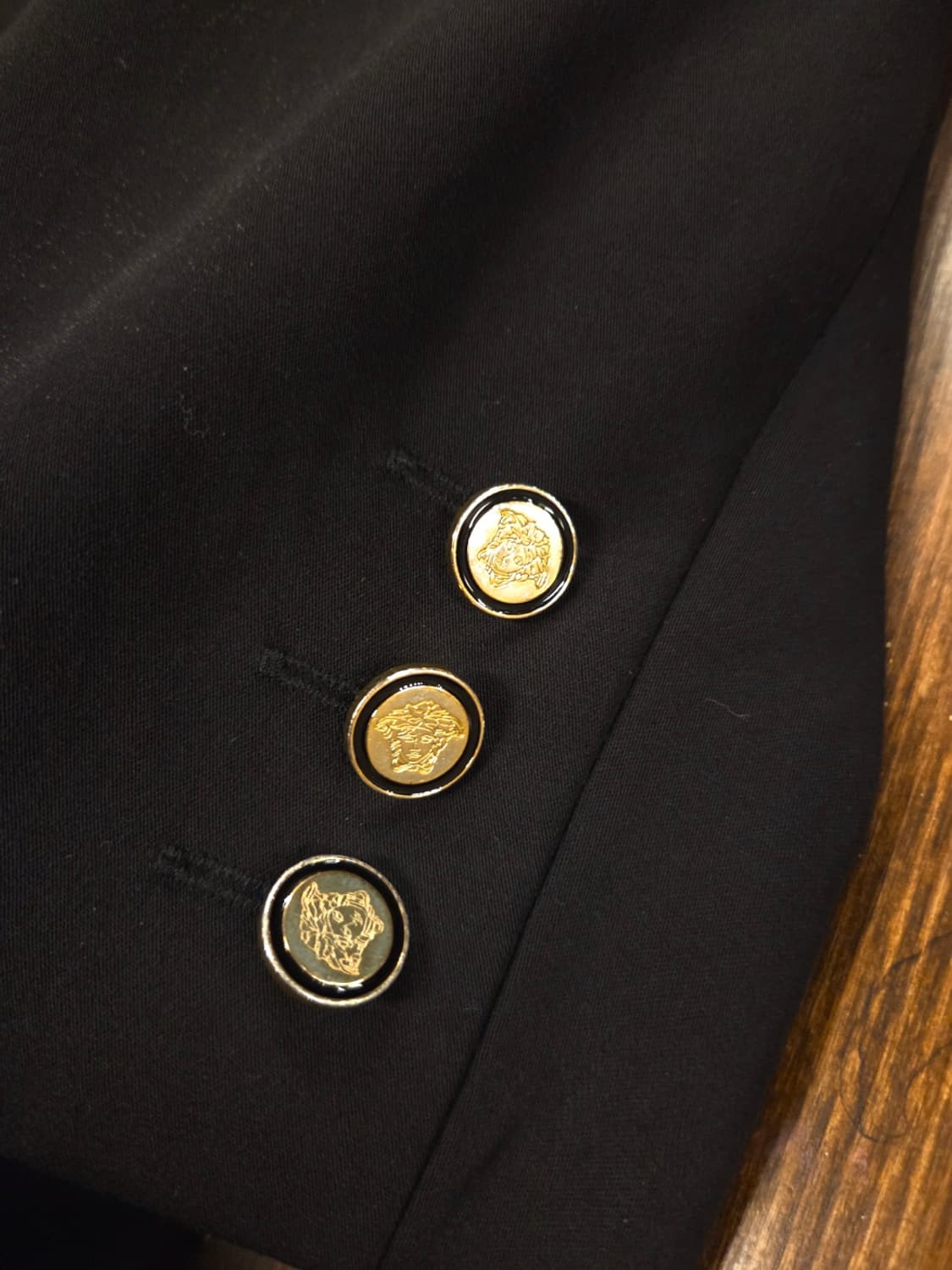 90'S 베르사체 네이비자켓  상품이미지7