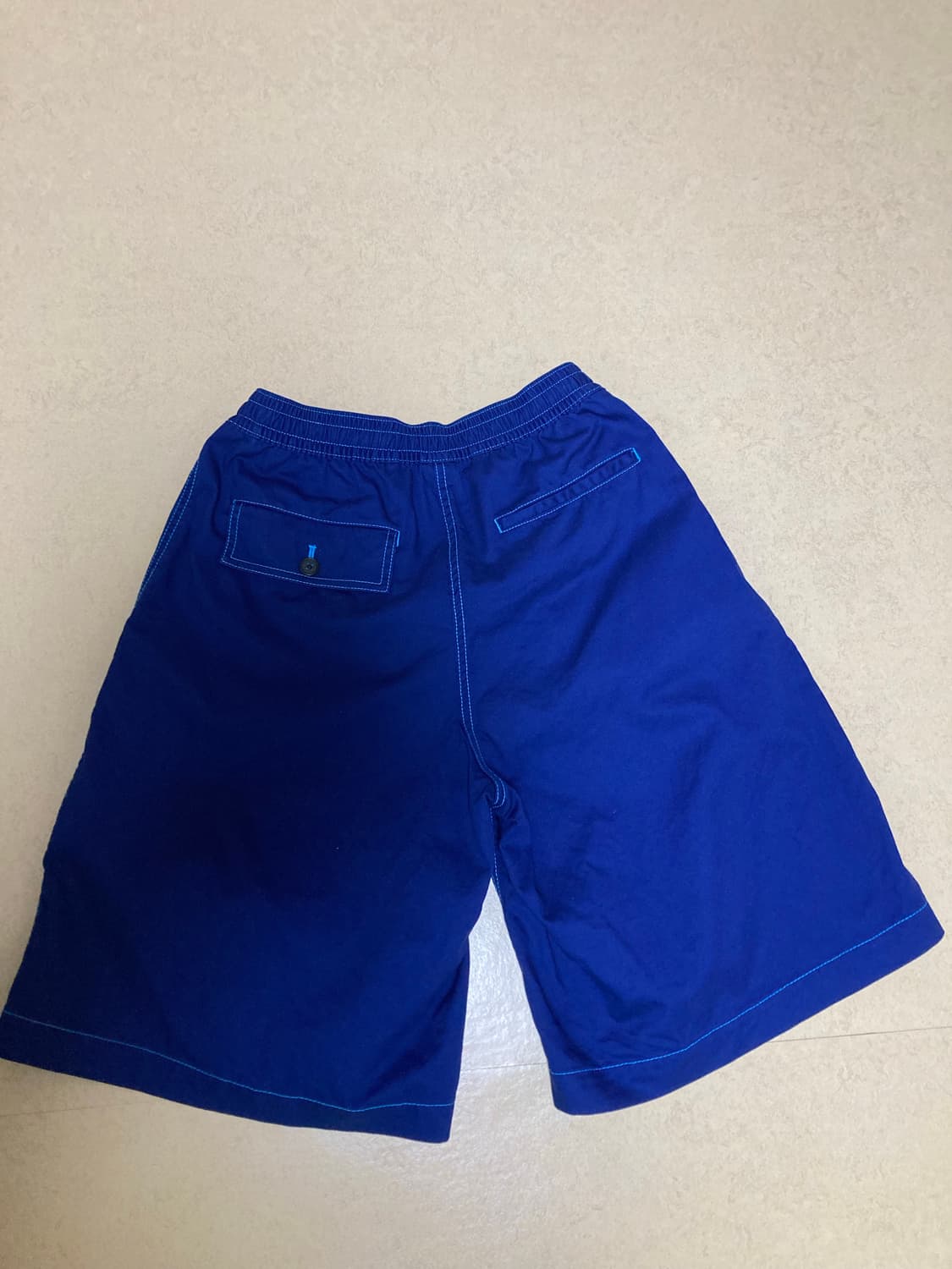 유니 마르니 와이드핏 반바지 블루 (s 중고)  상품이미지2