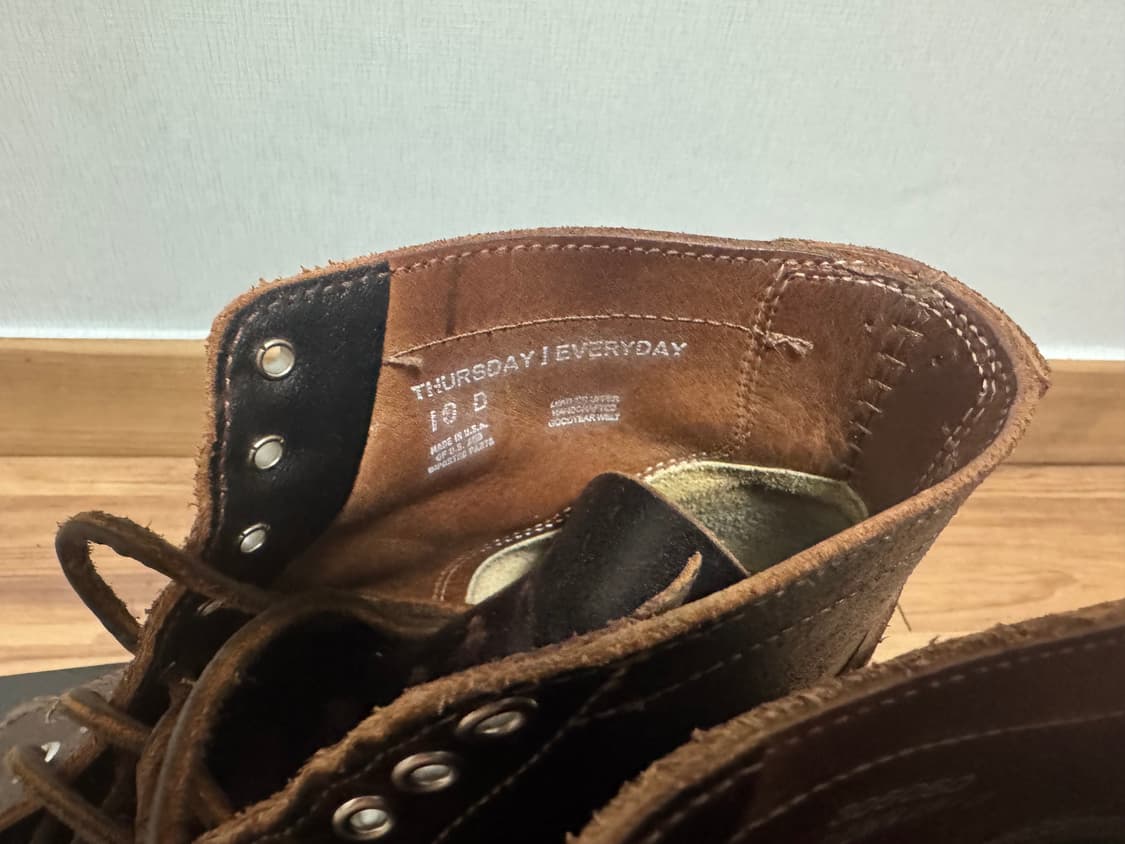 써스데이 부츠 뱅가드 왁스드 카카오 10 상품이미지2