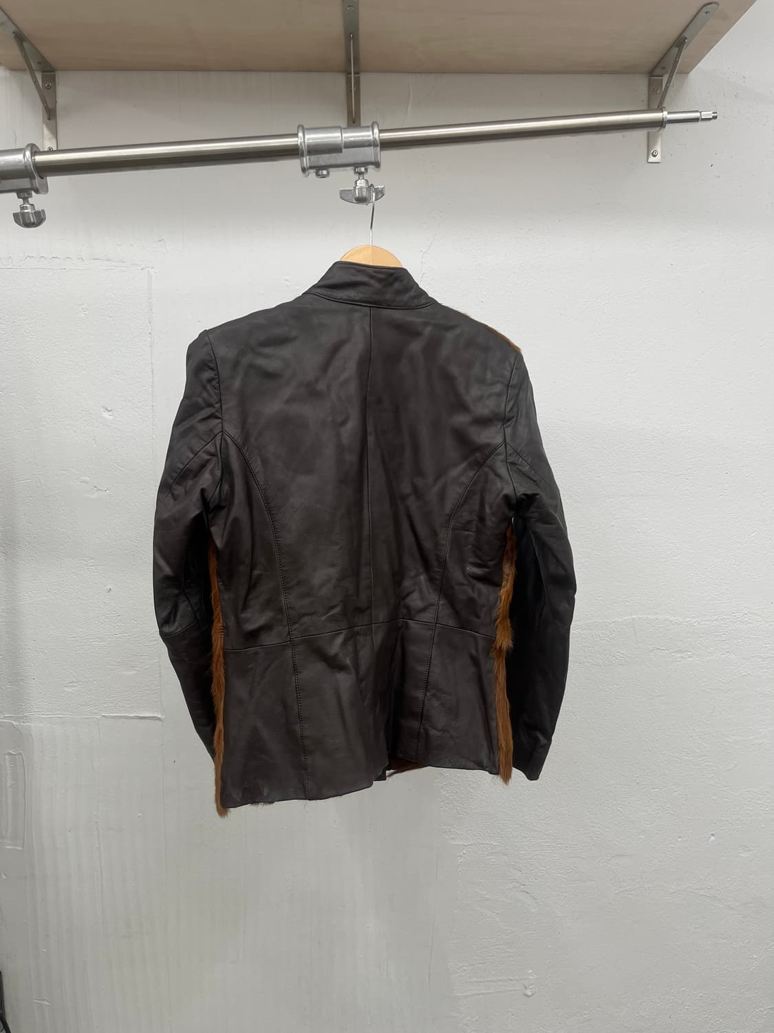 ~66) GOAT LEATHER FUR Y2K JACKET 상품이미지3