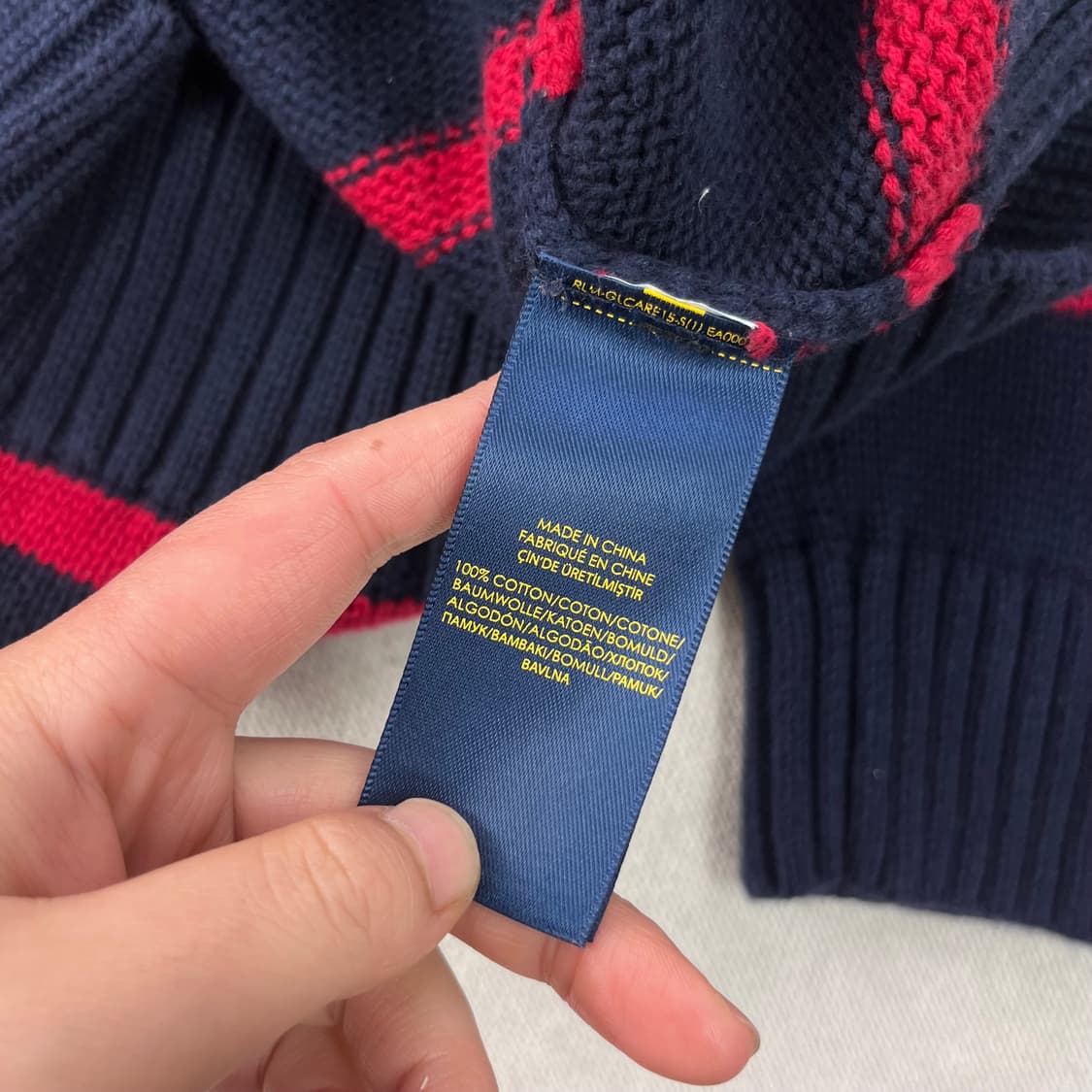 95 폴로랄프로렌 스트라이프 코튼 니트 상품이미지7