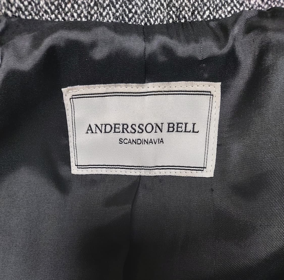 앤더슨벨 AXELSSON 헤링본  남성 울 코트(M) 상품이미지5