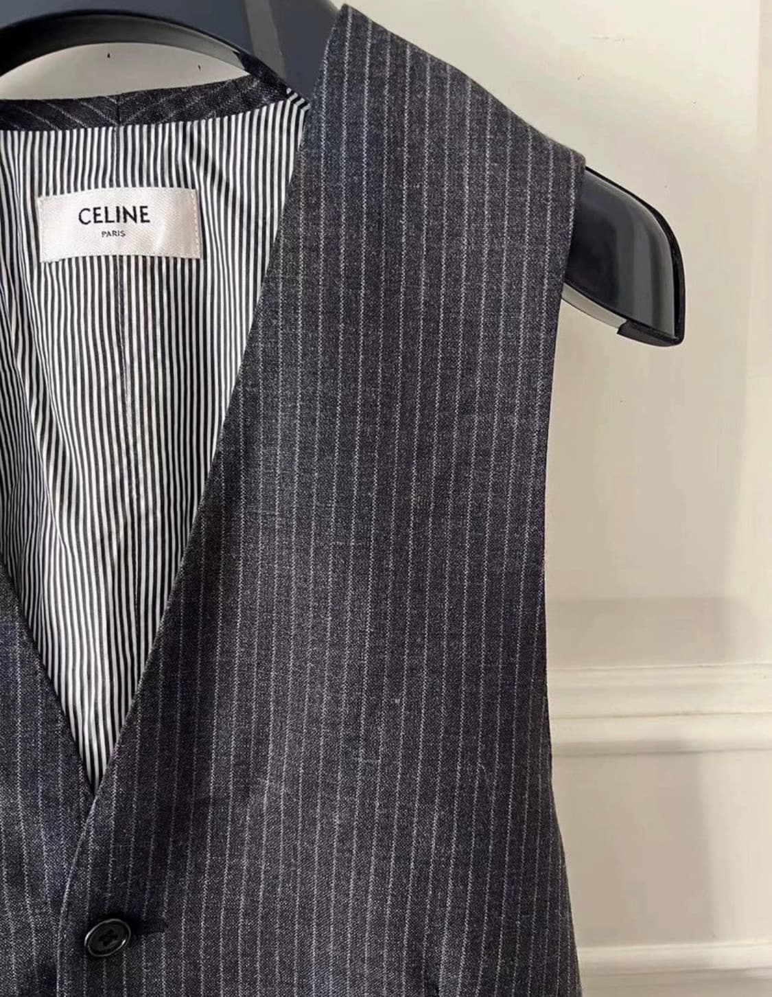 셀린느 20SS 스트라이프 수트 베스트 44사이즈 상품이미지2