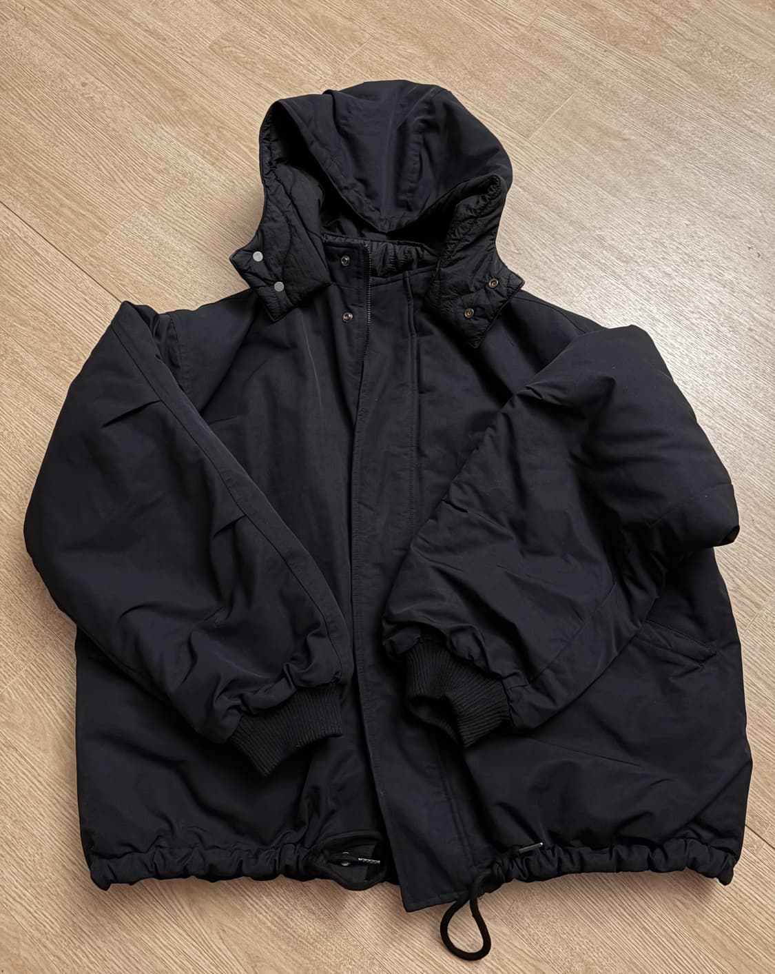 블랙모먼트 오버핏 리버시블 후드파카 점퍼 야상패딩 상품이미지1