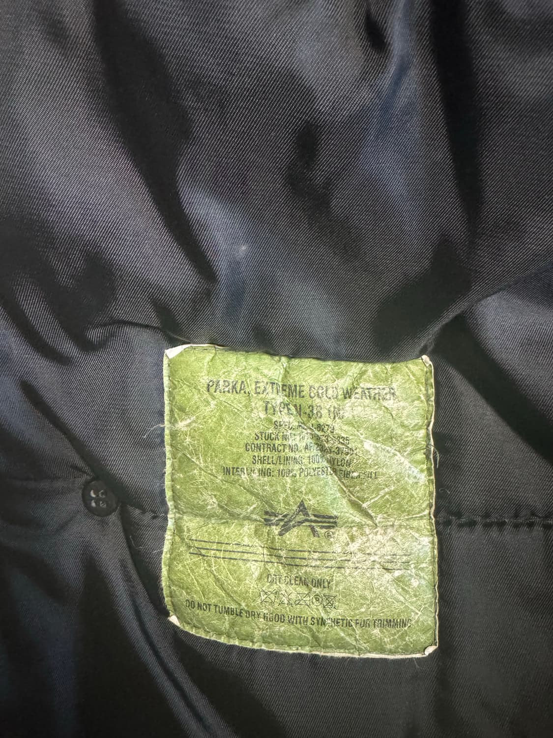 (L) 알파인더스트리(Alpha Industries)의 N-3B 파카 상품이미지5