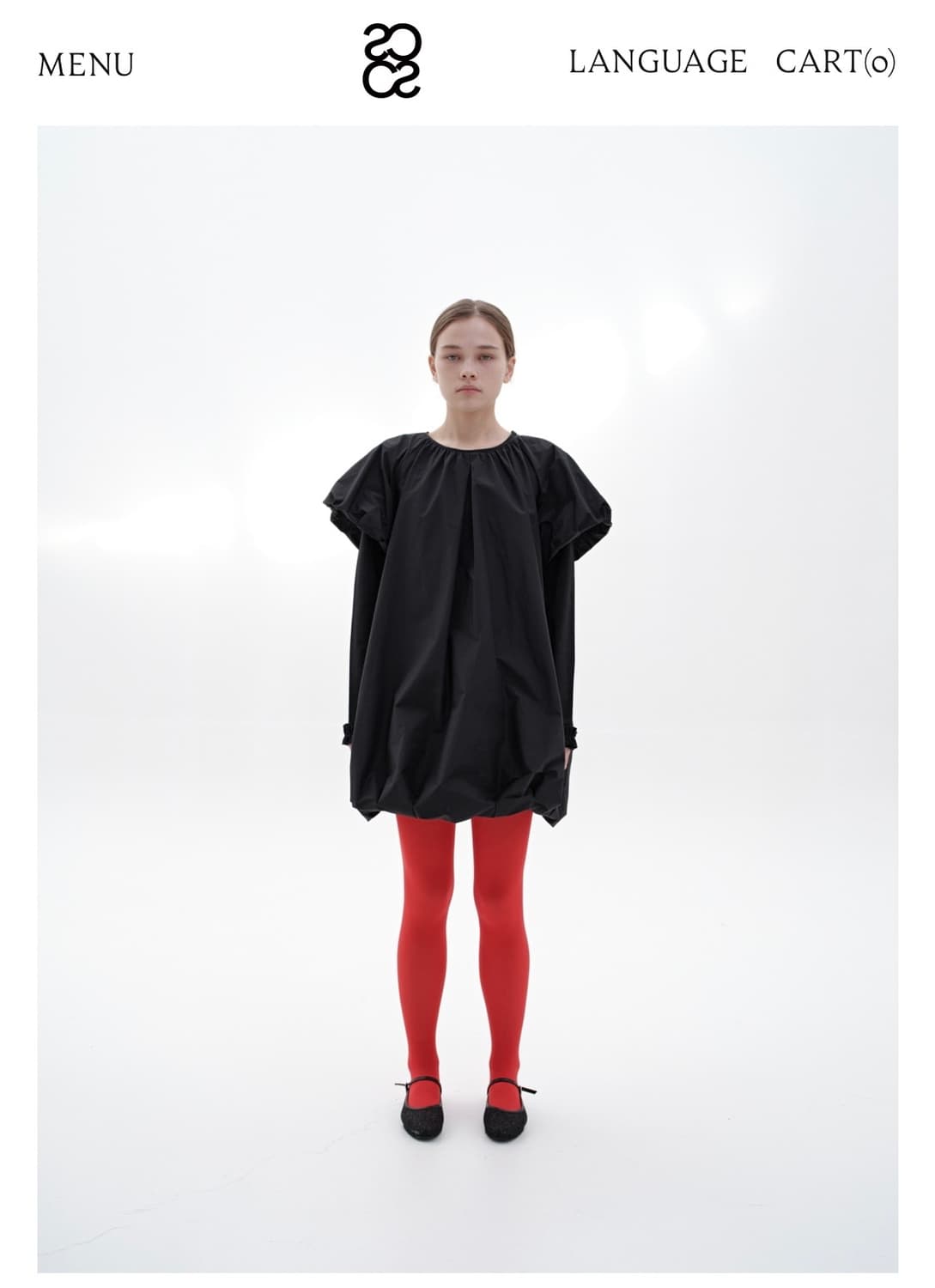 코스모스 볼륨 미니 드레스 상품이미지2