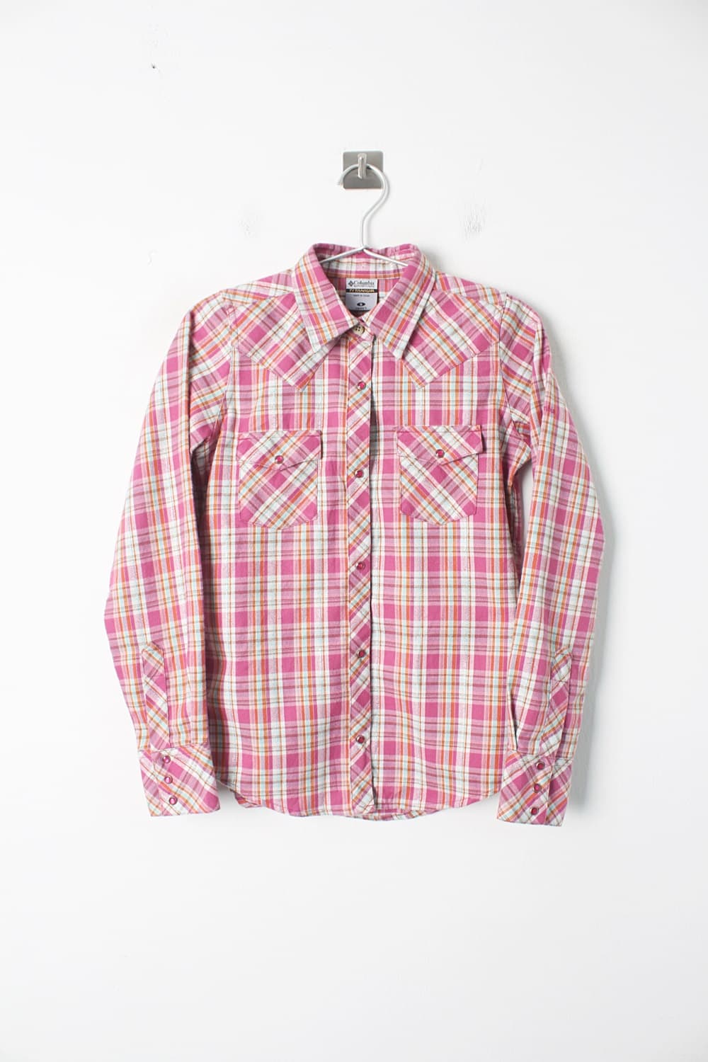 콜롬비아 우먼 체크셔츠 상품이미지1