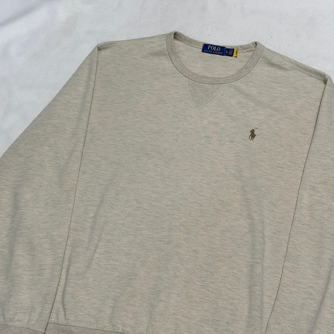 XL 폴로랄프로렌 브라운 포니 오트밀 맨투맨 상품이미지1